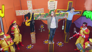 Macaulay Culkin plays a crucified Kurt Cobain in the new Father John Misty video